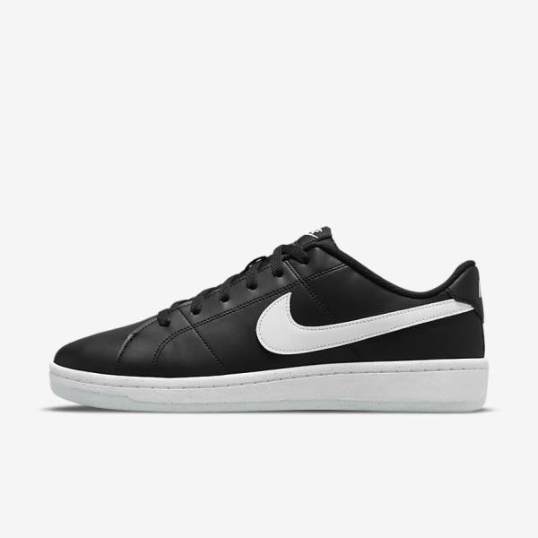 Men\'s Nike NikeCourt Royale 2 Next Nature Sneakers Black / White | NK906TMB