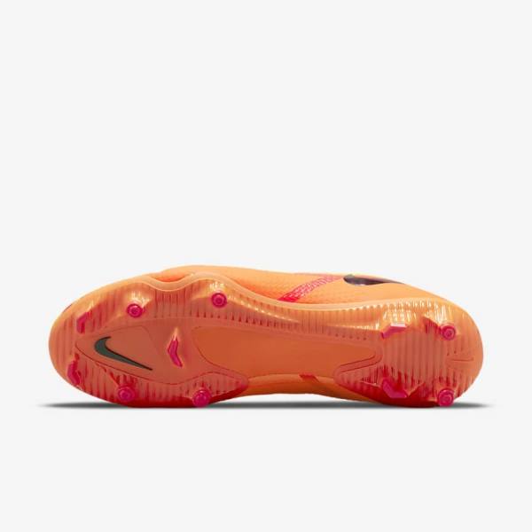 Men's Nike Phantom GT2 Academy Dynamic Fit MG Multi-Ground Football Shoes Orange / Light Red / Black | NK380OQF