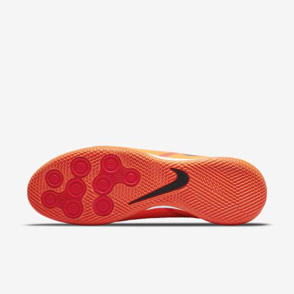 Men's Nike Phantom GT2 Academy Dynamic Fit IC Indoor Court Football Shoes Orange / Light Red / Black | NK489UJZ