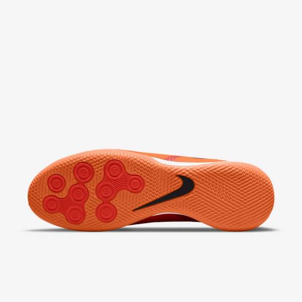 Men's Nike Phantom GT2 Academy IC Indoor-Court Football Shoes Orange / Light Red / Black | NK296CHJ