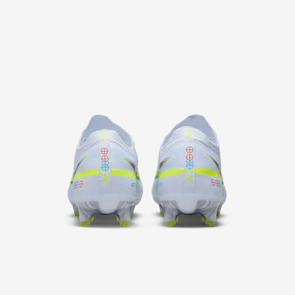 Men's Nike Phantom GT2 Elite FG Firm-Ground Football Shoes Grey / Light Blue | NK819NDV