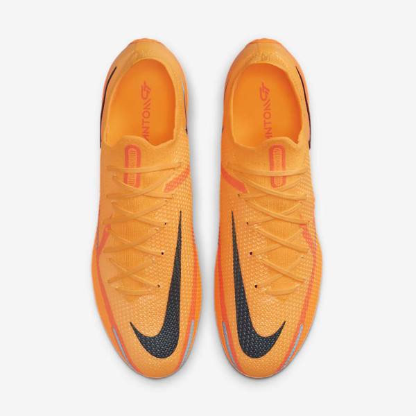 Men's Nike Phantom GT2 Elite SG-Pro AC Soft-Ground Football Shoes Orange / Light Red / Black | NK195OGB