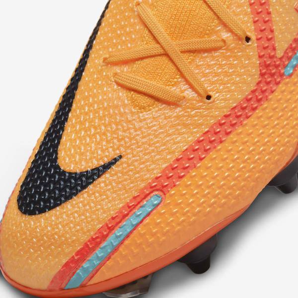 Men's Nike Phantom GT2 Elite SG-Pro AC Soft-Ground Football Shoes Orange / Light Red / Black | NK195OGB