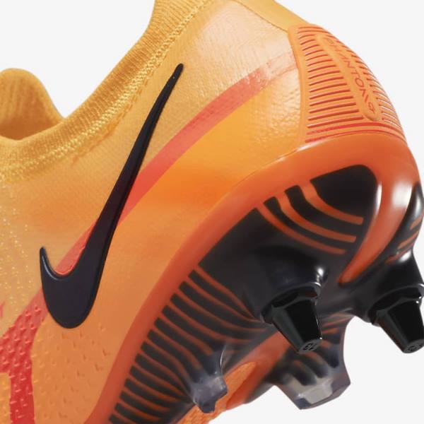 Men's Nike Phantom GT2 Elite SG-Pro AC Soft-Ground Football Shoes Orange / Light Red / Black | NK195OGB