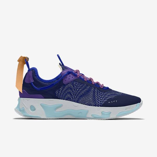 Men's Nike React Live By You Custom Sneakers Multicolor | NK082WVP