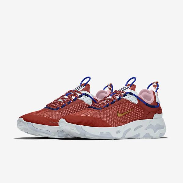 Men's Nike React Live By You Custom Sneakers Multicolor | NK218GNZ