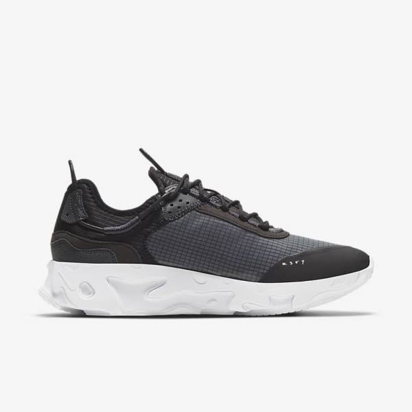 Men's Nike React Live Sneakers Black / Dark Grey / White | NK576GEW