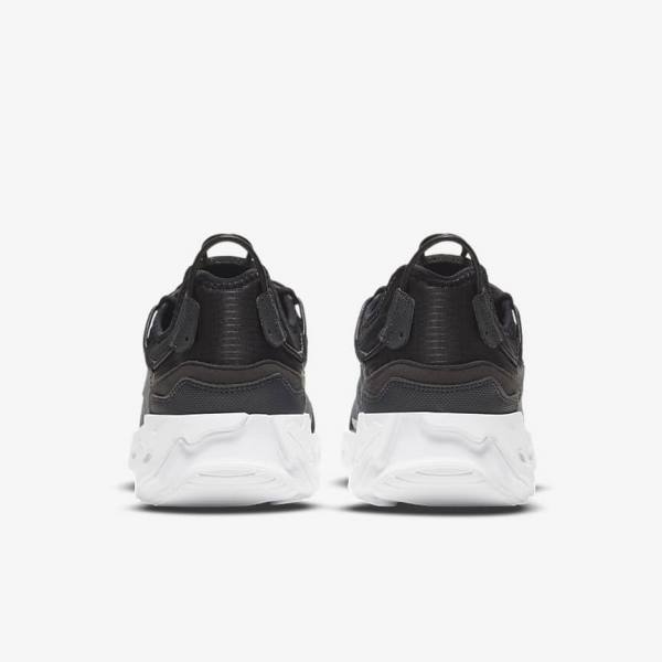 Men's Nike React Live Sneakers Black / Dark Grey / White | NK576GEW