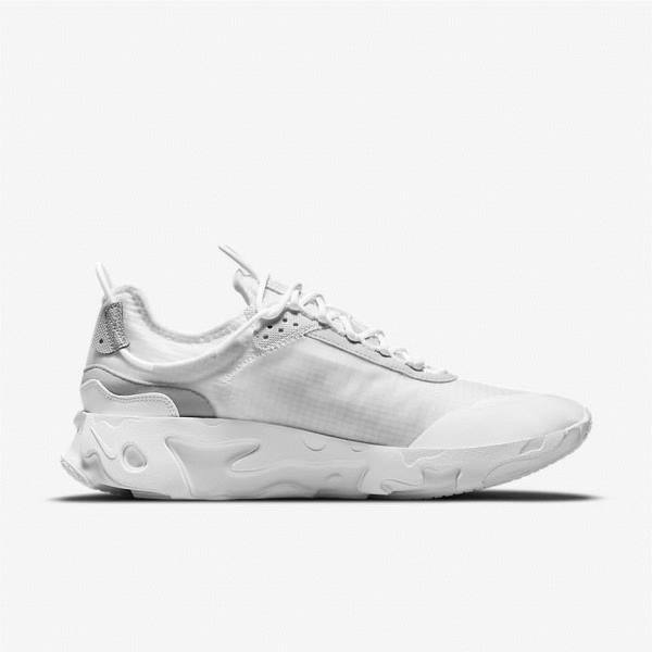 Men's Nike React Live Sneakers White / Platinum / White | NK143EJF