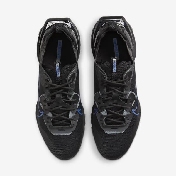 Men's Nike React Vision Sneakers Black / Dark Grey / Royal | NK086ZDL