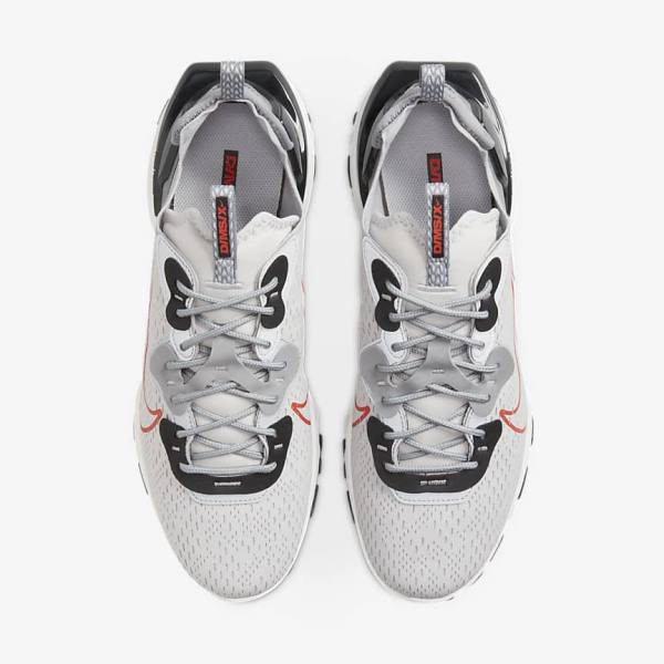 Men's Nike React Vision Sneakers Grey / Light Grey / Orange | NK831HLU