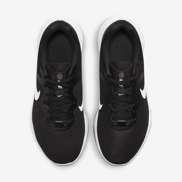 Men's Nike Revolution 6 (Extra Wide) Running Shoes Black / Grey / White | NK437EUY