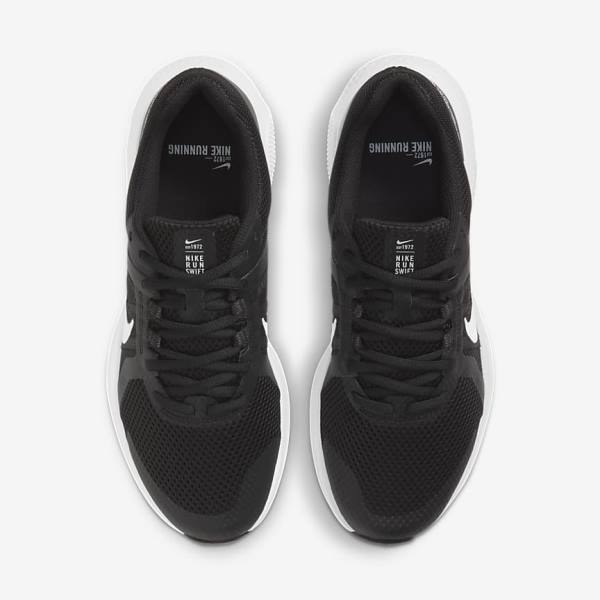 Men's Nike Run Swift 2 Road Running Shoes Black / Dark Grey / White | NK048ZLF