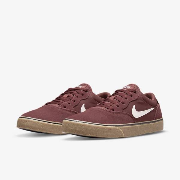 Men's Nike SB Chron 2 Skate Shoes Light Brown | NK124VQE