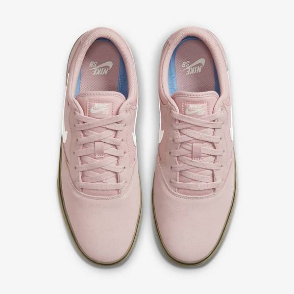 Men's Nike SB Chron 2 Skate Shoes Pink / Light Brown | NK679MHE