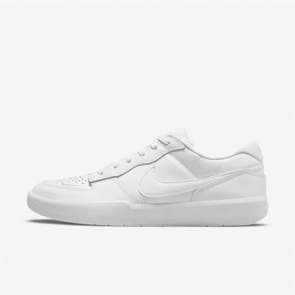 Men\'s Nike SB Force 58 Premium Skate Shoes White | NK015OQM