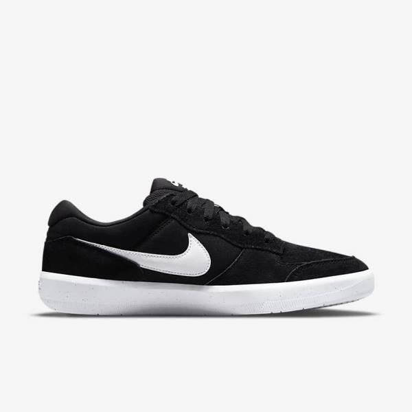 Men's Nike SB Force 58 Sneakers Black / White | NK345XUF