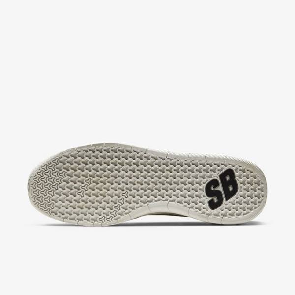 Men's Nike SB Nyjah Free 2 Skate Shoes White / Black | NK432OGN