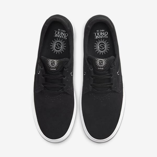 Men's Nike SB Shane Sneakers Black / White | NK560UKM