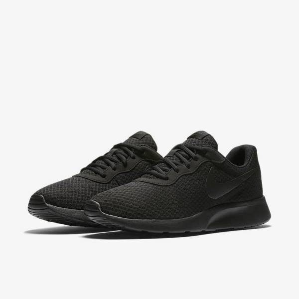 Men's Nike Tanjun Sneakers Black / Dark Grey | NK934QDY