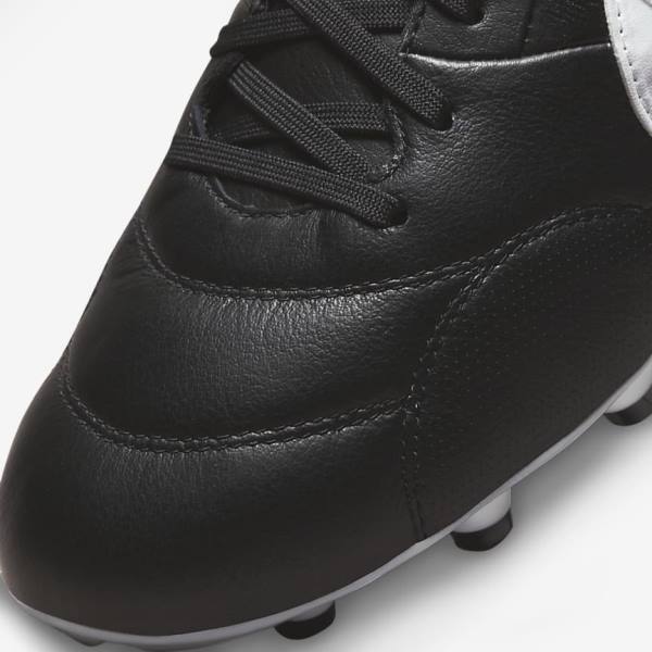 Men's Nike The Premier 3 FG Firm-Grounds Football Shoes Black / White | NK849TDP