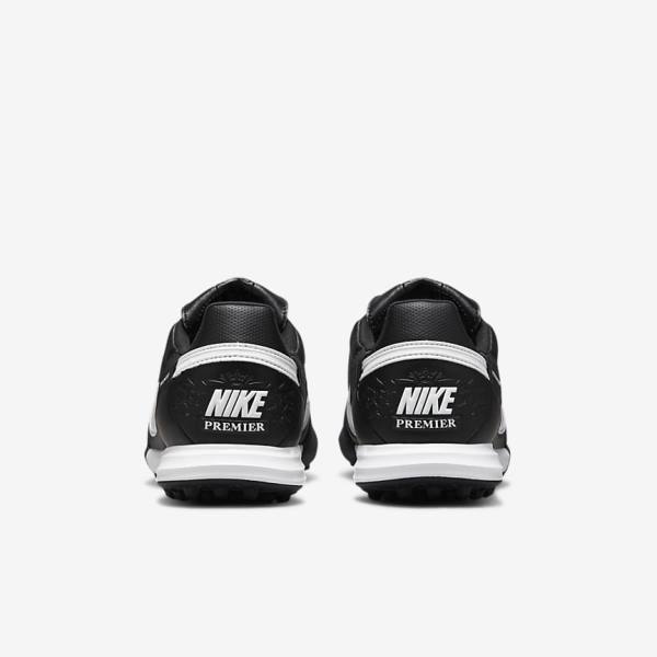 Men's Nike The Premier 3 TF Artificial-Turf Football Shoes Black / White | NK374VUL