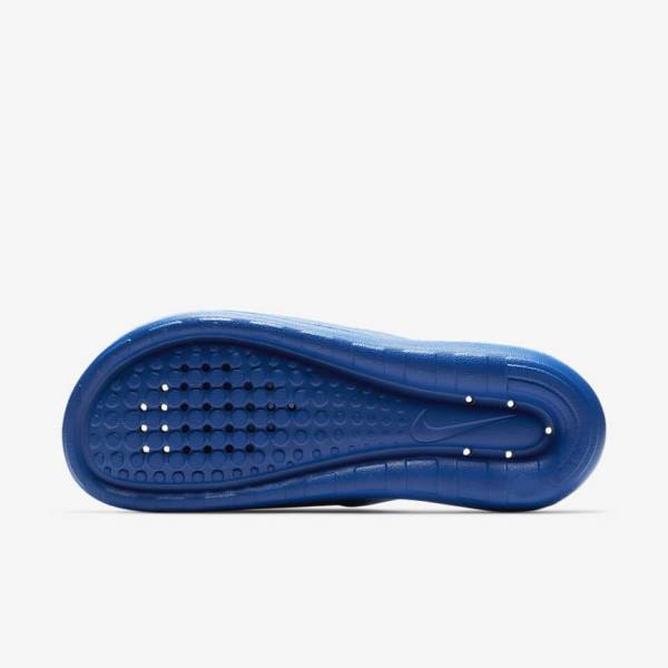 Men's Nike Victori One Shower Slides Royal / Royal / White | NK925DYB