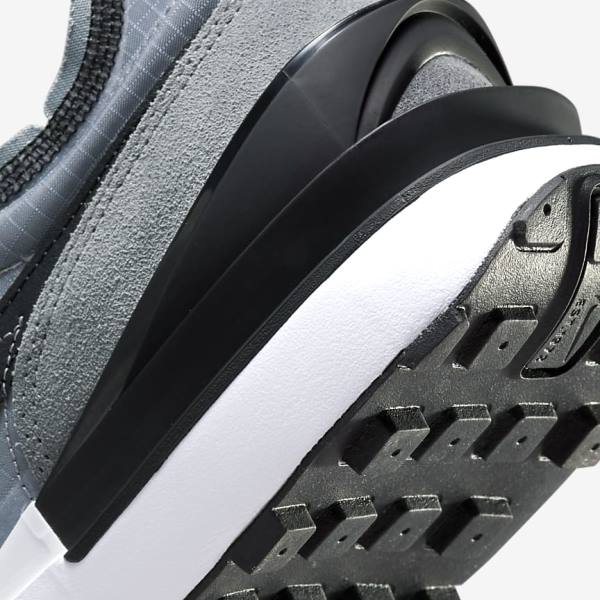 Men's Nike Waffle One SE Sneakers Grey / White / Grey / Black | NK673YSL