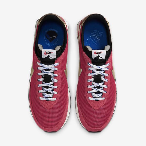 Men's Nike Waffle Trainer 2 SD Sneakers Red / Royal / Black / Metal Gold | NK529ZGY