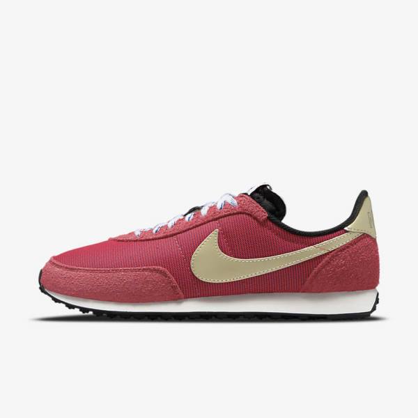 Men\'s Nike Waffle Trainer 2 SD Sneakers Red / Royal / Black / Metal Gold | NK529ZGY