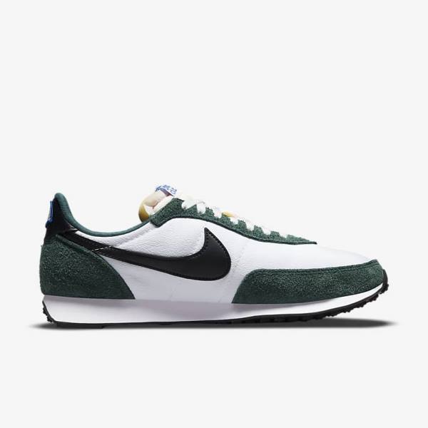 Men's Nike Waffle Trainer 2 Sneakers White / Green / Royal / Black | NK809JIL