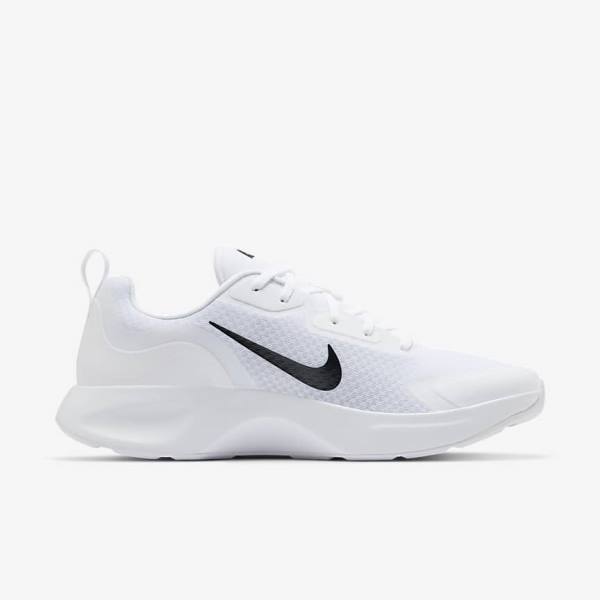 Men's Nike Wearallday Sneakers White / Black | NK381SDA