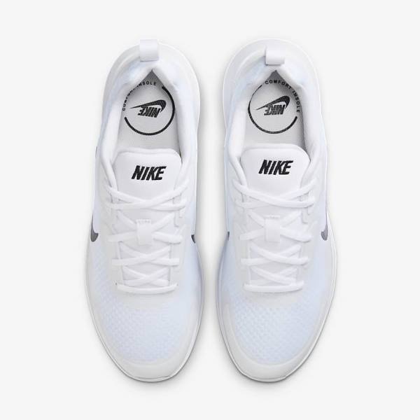 Men's Nike Wearallday Sneakers White / Black | NK381SDA