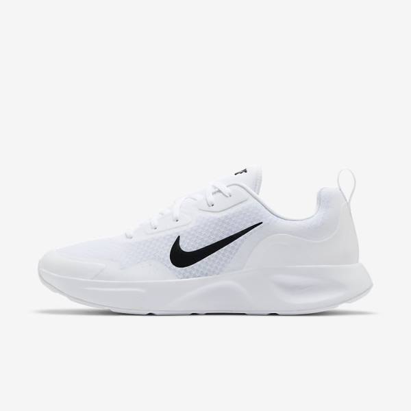 Men\'s Nike Wearallday Sneakers White / Black | NK381SDA