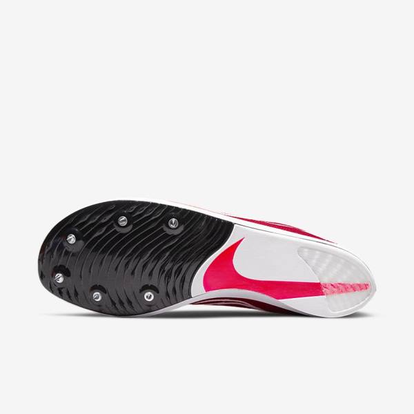 Men's Nike ZoomX Dragonfly Bowerman Track Club Athletics Distance Spikes Running Shoes Red / Black / White | NK061CEW