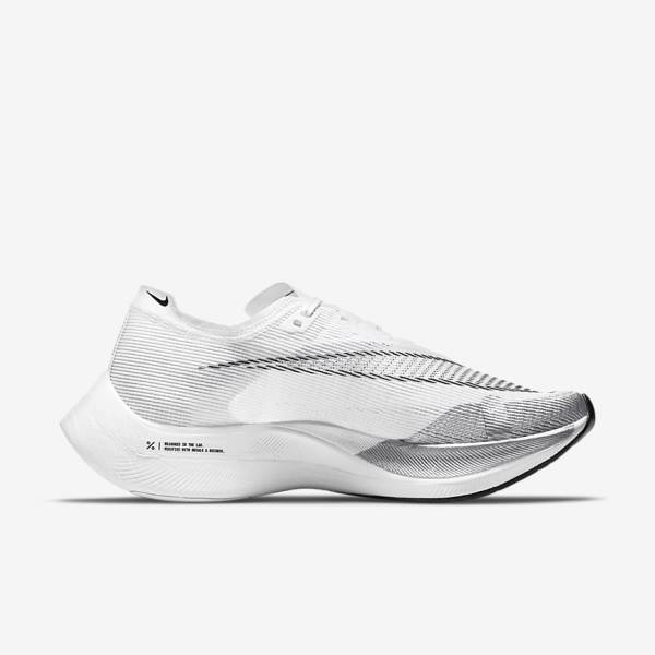 Men's Nike ZoomX Vaporfly Next% 2 Road Racing Running Shoes Black / Metal Gold / White | NK360LRO