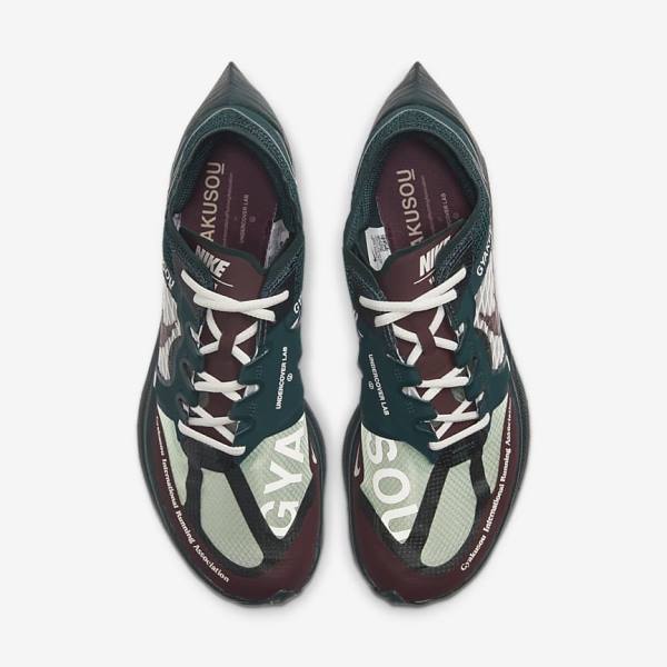 Men's Nike ZoomX Vaporfly Next% x Gyakusou Sneakers Burgundy | NK014VGI