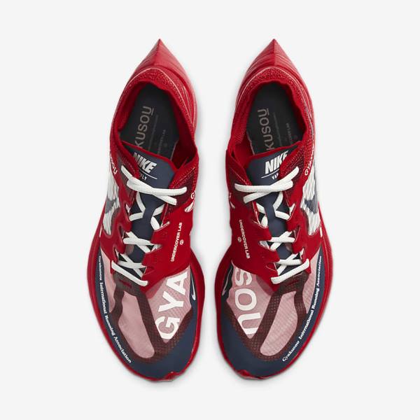 Men's Nike ZoomX Vaporfly Next% x Gyakusou Sneakers Red / Blue | NK041LZQ