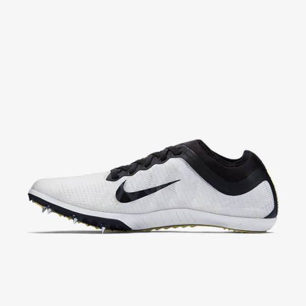 Men's Nike Zoom Mamba 3 Unisex Distance Spike Running Shoes White / Black | NK195QUY