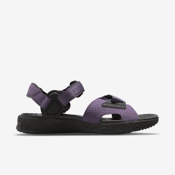 Women's Nike ACG Air Deschutz Sandals Black | NK413ZQR