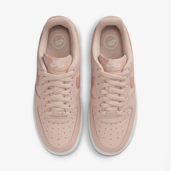 Women's Nike Air Force 1 07 ESS Sneakers Pink / White / Rose | NK420LRM