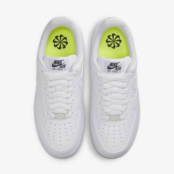 Women's Nike Air Force 1 07 Next Nature Sneakers White / Black / Metal Silver | NK461ACX