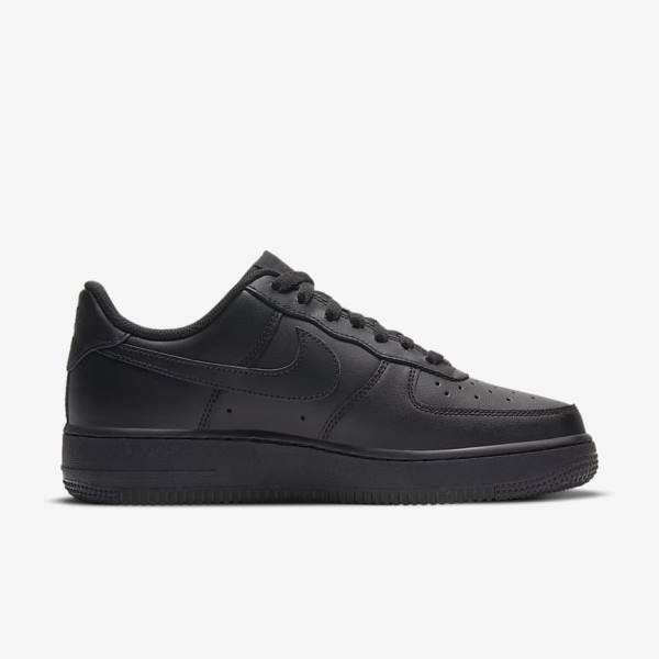 Women's Nike Air Force 1 07 Sneakers Black | NK671IPG