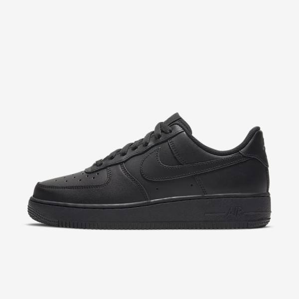 Women\'s Nike Air Force 1 07 Sneakers Black | NK671IPG