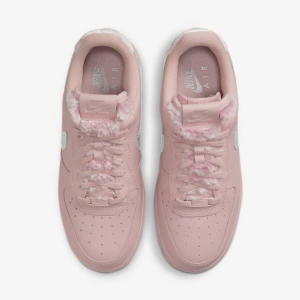 Women's Nike Air Force 1 07 Sneakers Pink / Metal Silver | NK985CFU