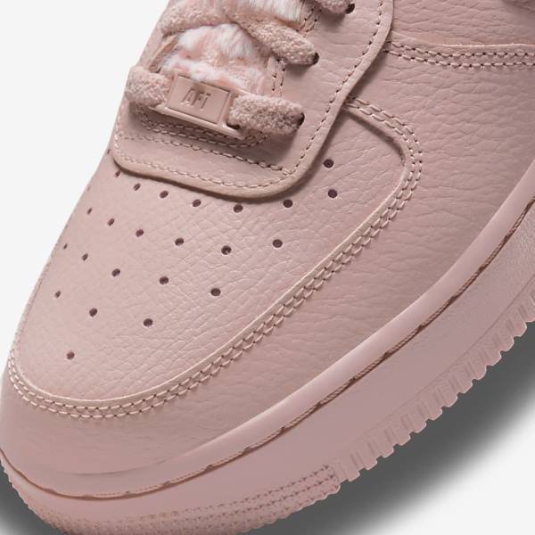 Women's Nike Air Force 1 07 Sneakers Pink / Metal Silver | NK985CFU