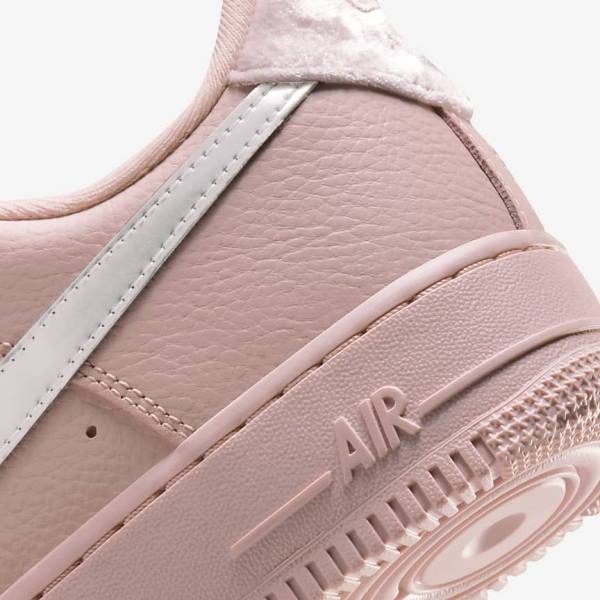 Women's Nike Air Force 1 07 Sneakers Pink / Metal Silver | NK985CFU