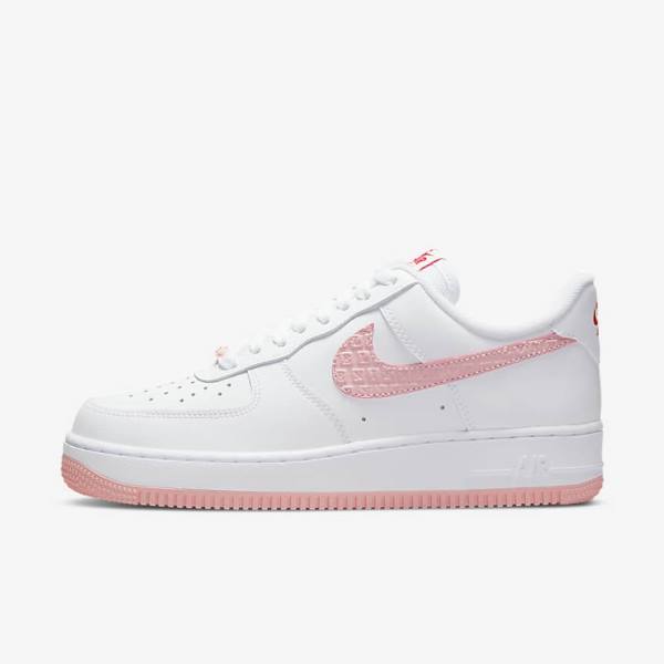 Women\'s Nike Air Force 1 07 Sneakers White / Red | NK157IMQ