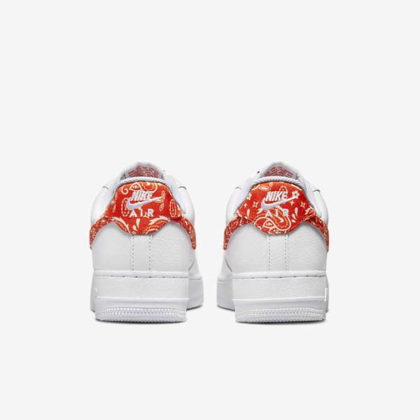 Women's Nike Air Force 1 07 Sneakers White / Orange | NK841KNH