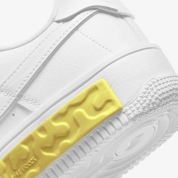 Women's Nike Air Force 1 Fontanka Sneakers White / Yellow / White | NK109MIT